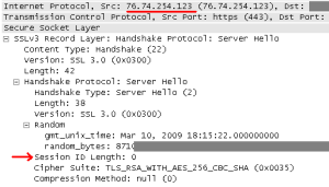 wp_ssl1 WP SSL Server Hello message